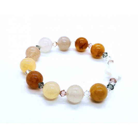 Rosary Bracelet: Semi Precious Stones - 10 mm