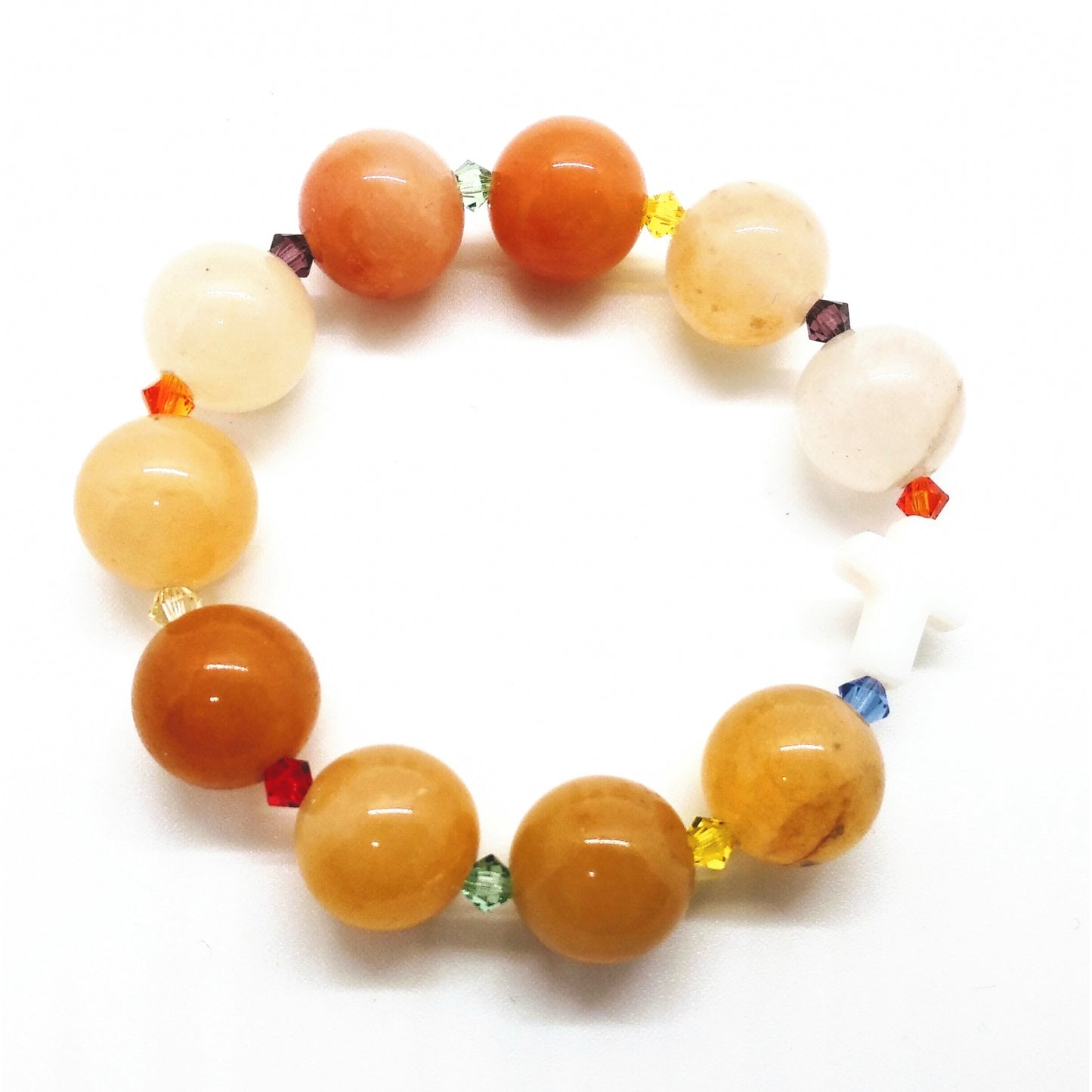 Rosary Bracelet: Semi Precious Stones - 12 mm