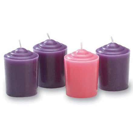 Advent Votive Candle Set