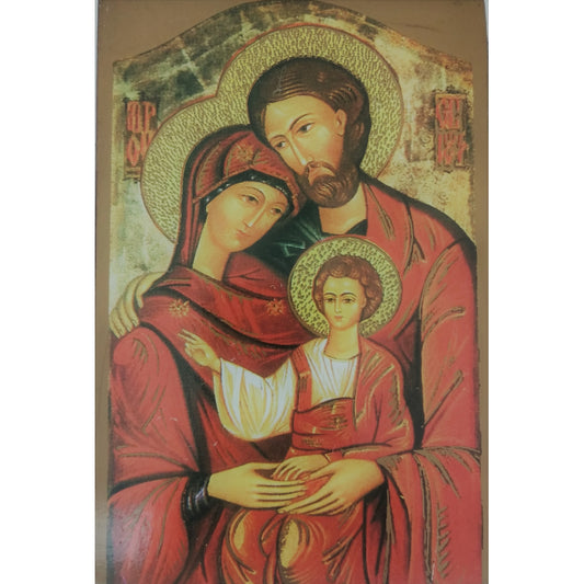Holy Family Icon, 4.5"