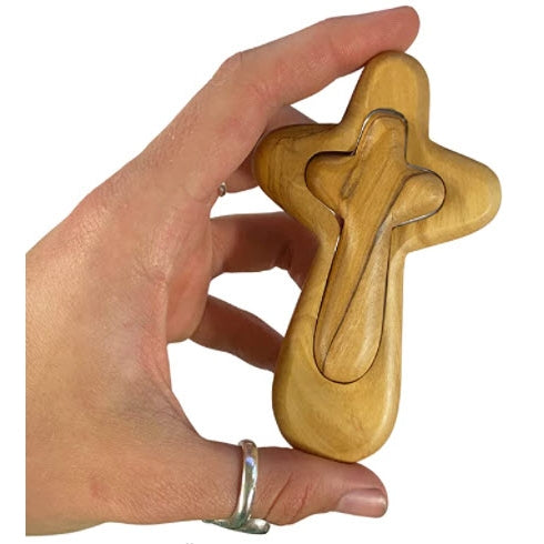 Olivewood Unity Cross, 4"