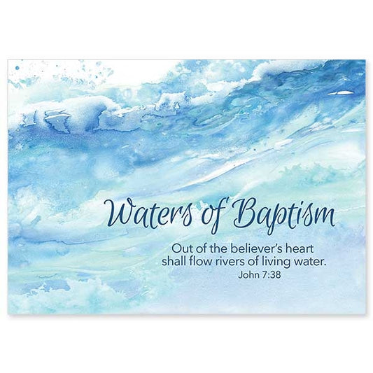 Adult Baptism Card: Waters of Baptism