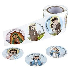 Mini Saints Sticker Assortment (10 Asst)