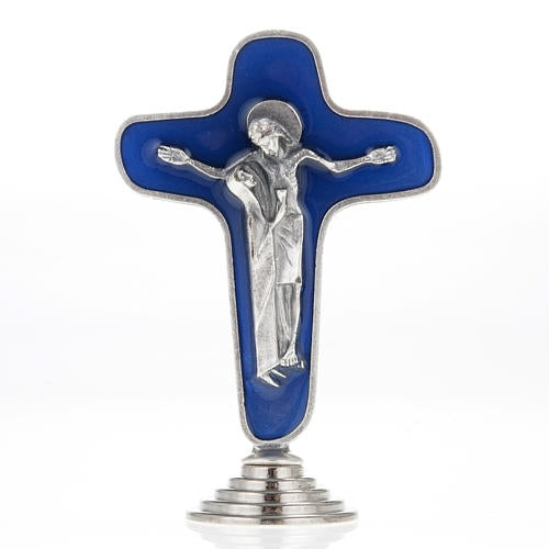 Sorrowful Mother Standing Crucifix, 3.75" (Made in Italy)