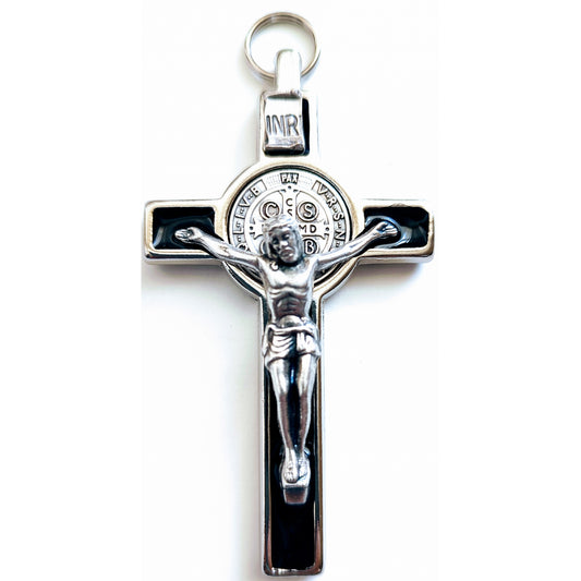 St. Benedict Crucifix (Black), 3"