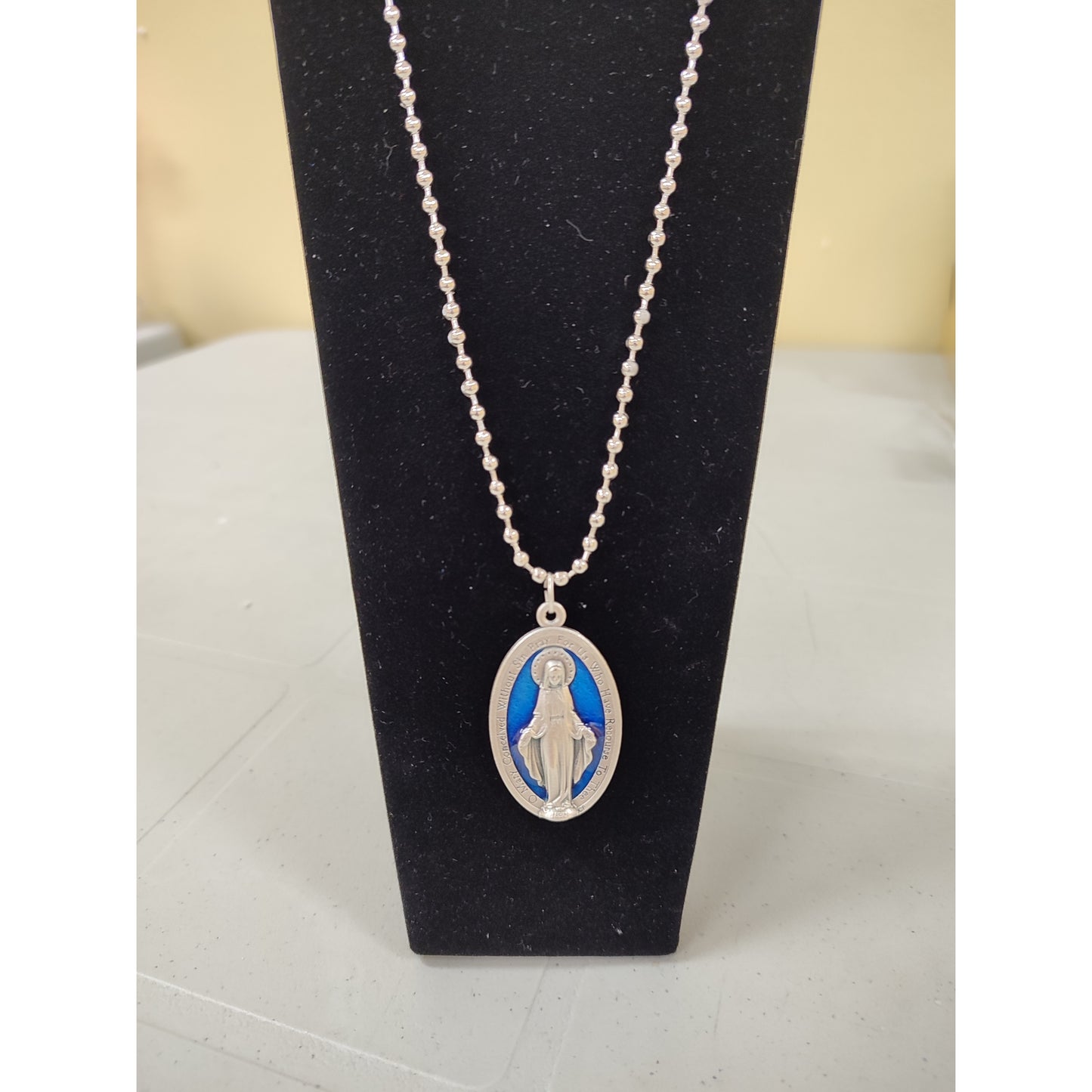 Miraculous Medal (Enamel Blue) (Italy)