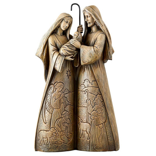 Holy Family of Bethlehem Statue, 12"