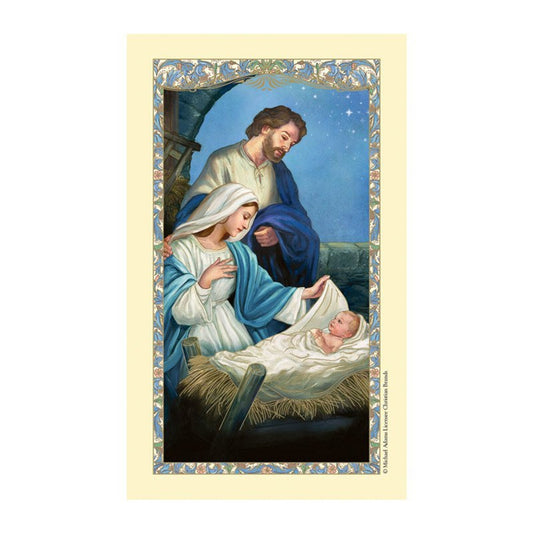 Nativity Laminated Holy Card