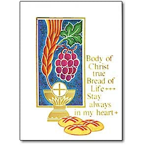 First Communion: Body of Christ Card