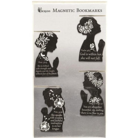 Magnetic Bookmark - Silhouette 4/pack