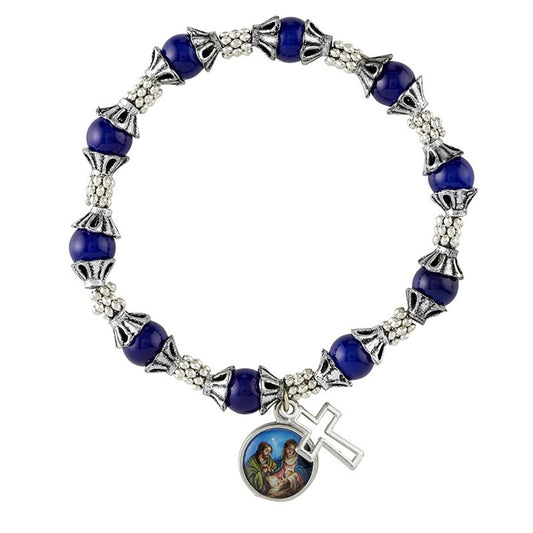 Nativity Peace on Earth Rosary Bracelet