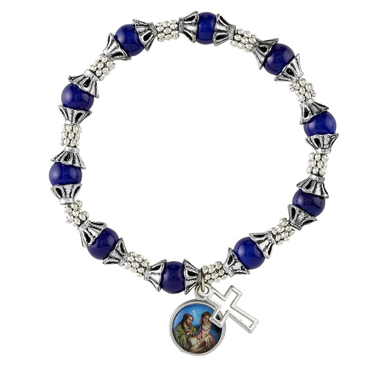 Nativity Peace on Earth Rosary Bracelet