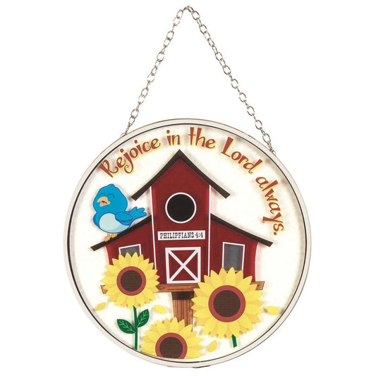 Suncatcher: Birdhouse Rejoice