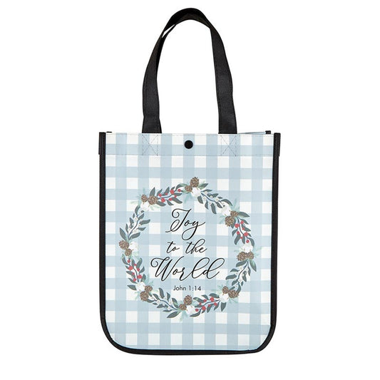 Joy to the World Small Eco-Friendly Tote Bag
