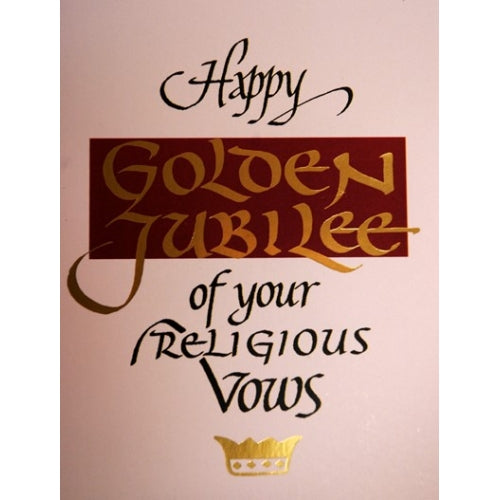 Golden Jubilee Regious Vow