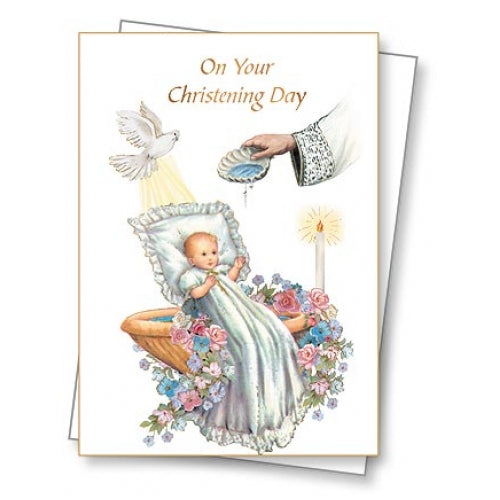 Baby Christening Card